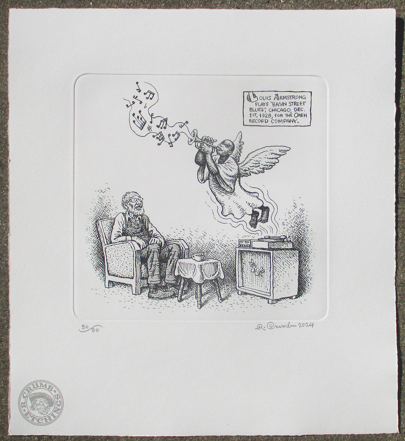 Basin Street Blues etching