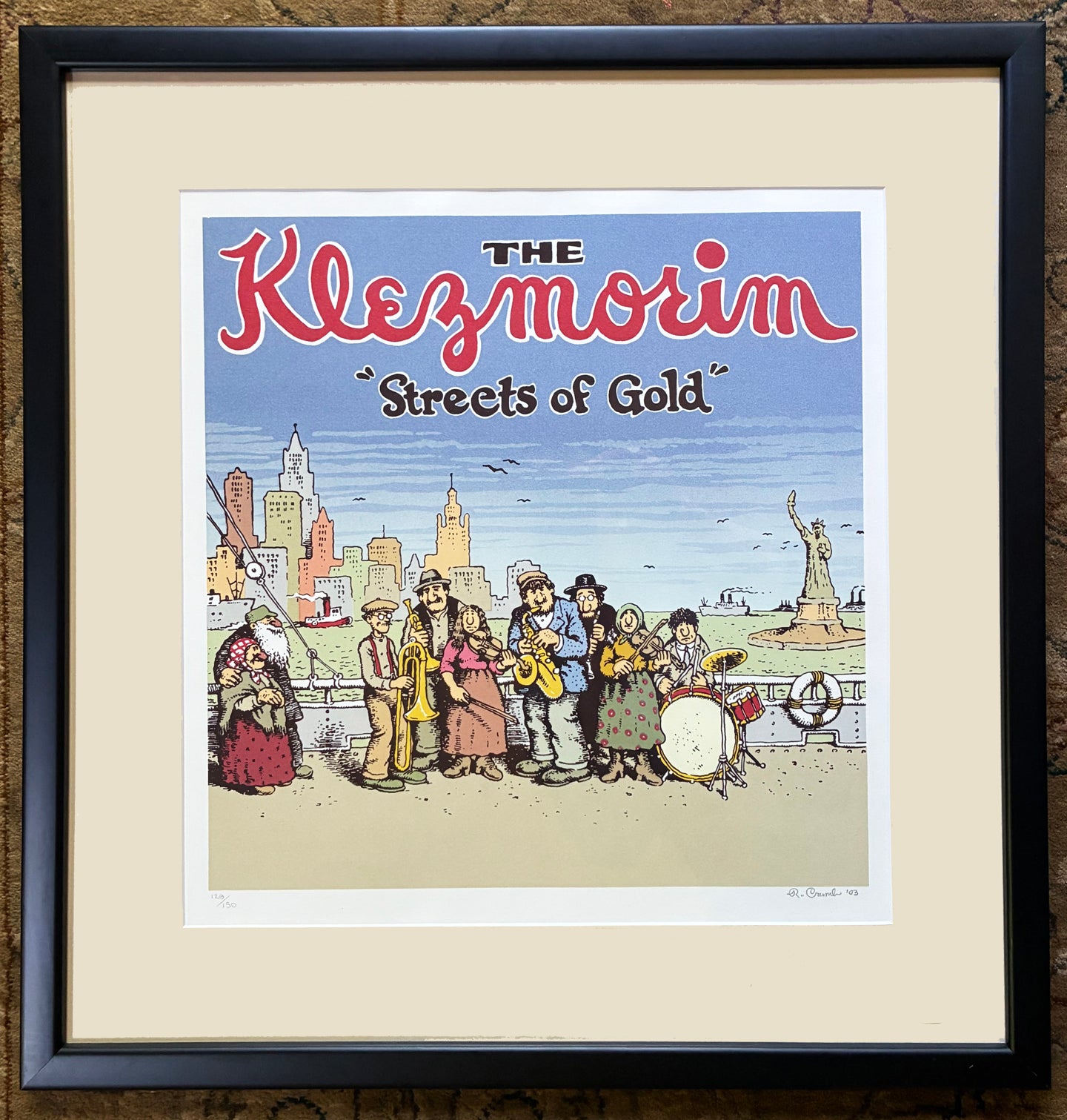 Klezmorim Signed Serigraph Print from the Dr. Burstein Collection