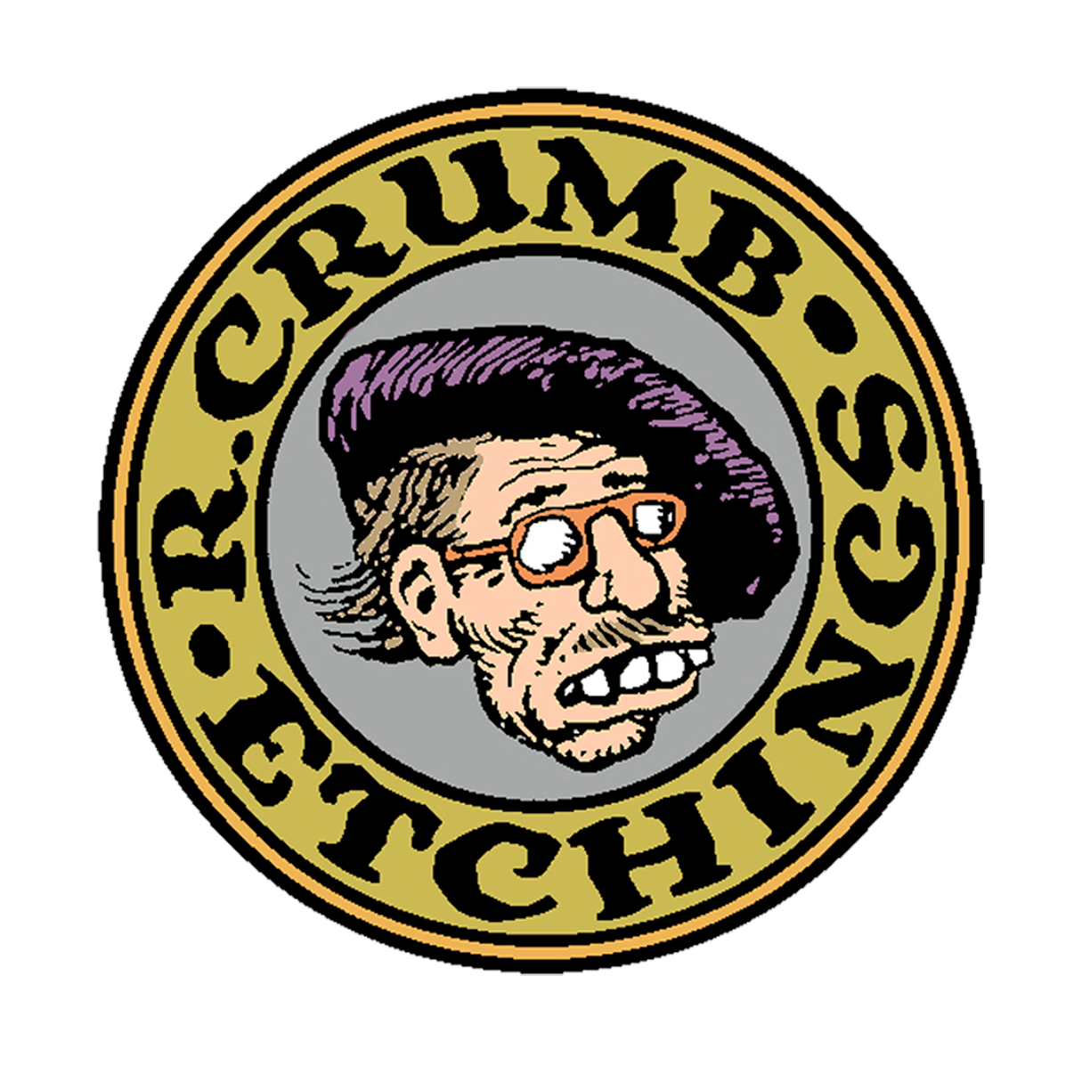 R.crumb etchings cartoon logo
