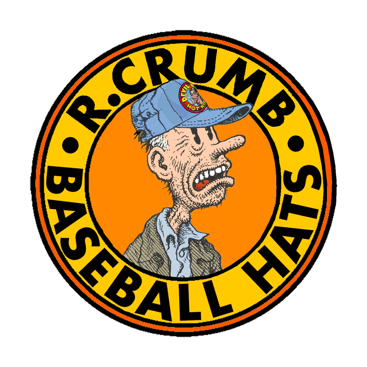 Robert Crumb baseball hats cartoon logo