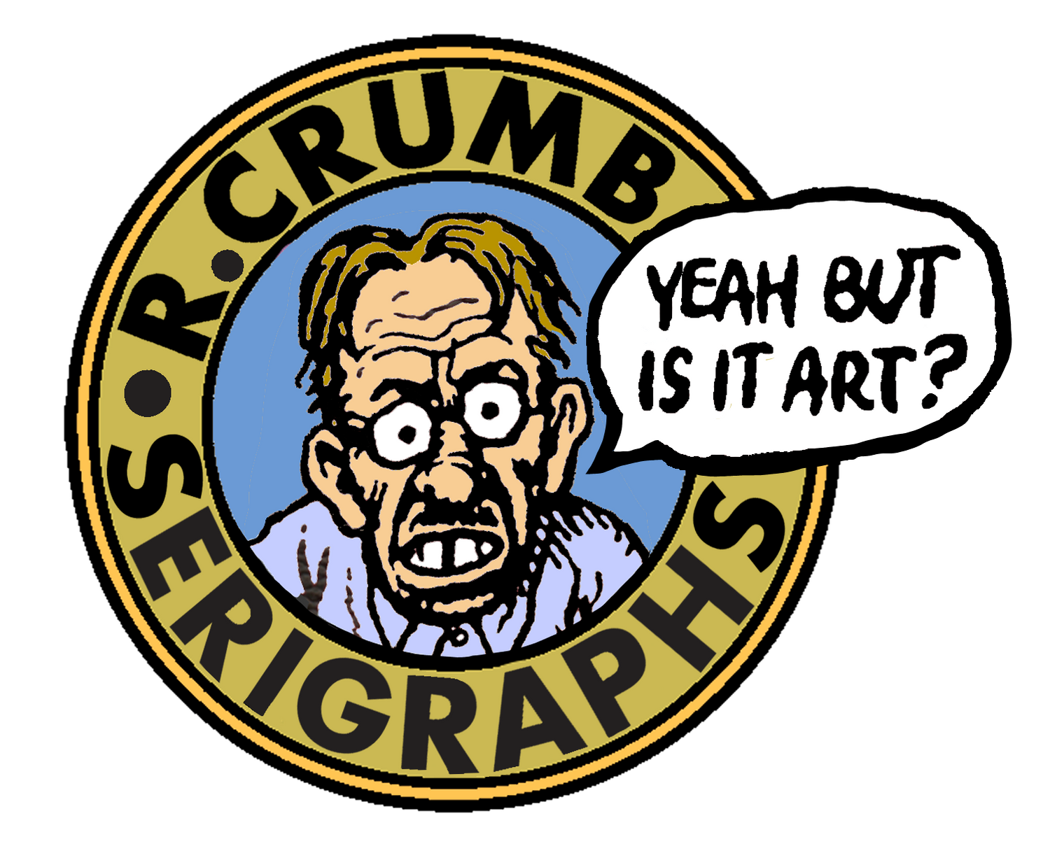 R.crumb cartoon logo advertising robert crumb serigraph prints