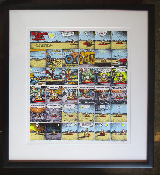 Mr. Natural's 719th Meditation Serigraph print from the Dr. Burstein Collection