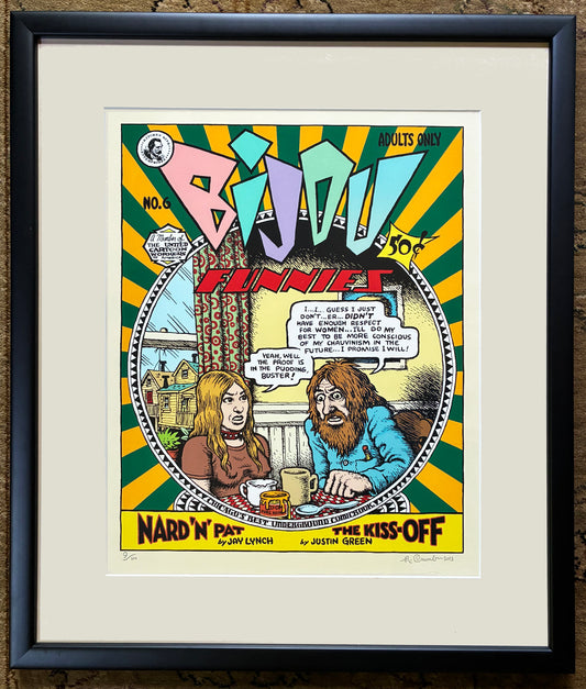 Bijou Comics Signed Serigraph print 9/100 from the Dr. Burstein Collection