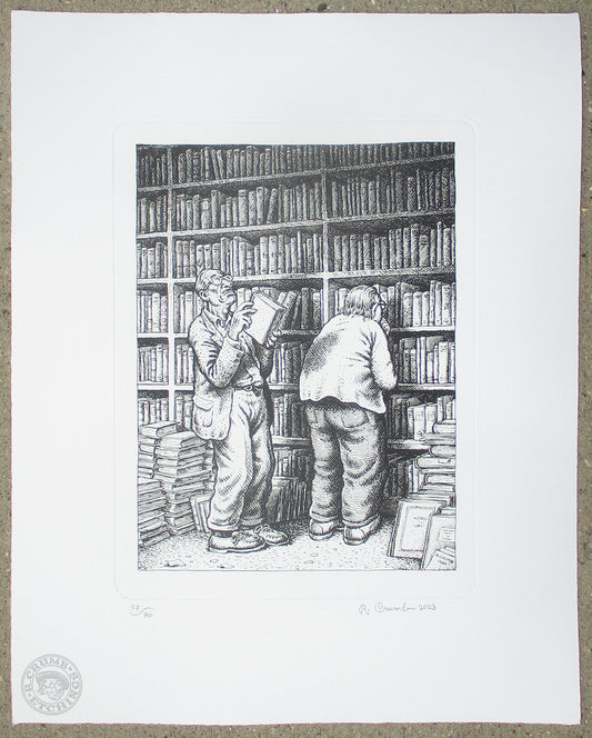 Bookworms Etching