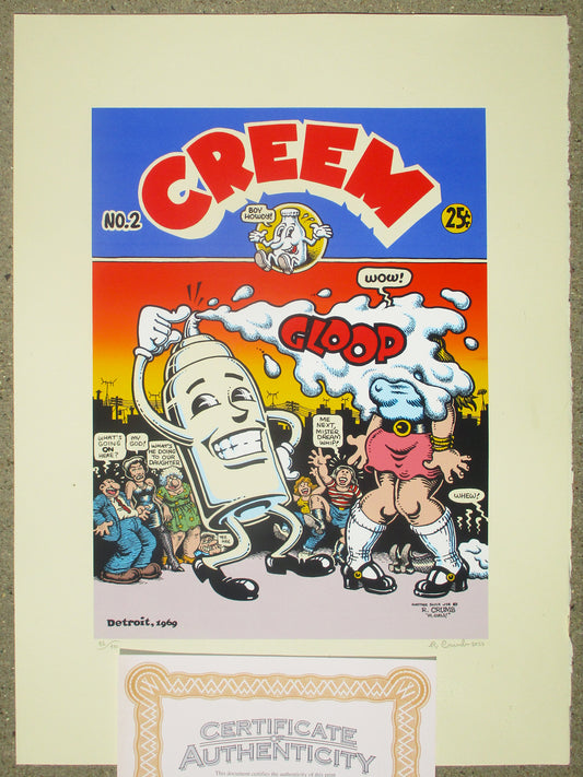 Creem signed and numbered Serigraph Print