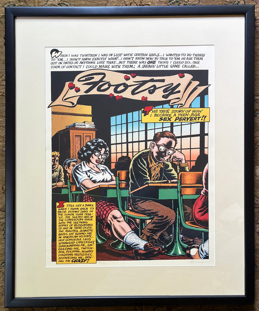 Footsy Serigraph Print from the Collection of Dr. Burstein