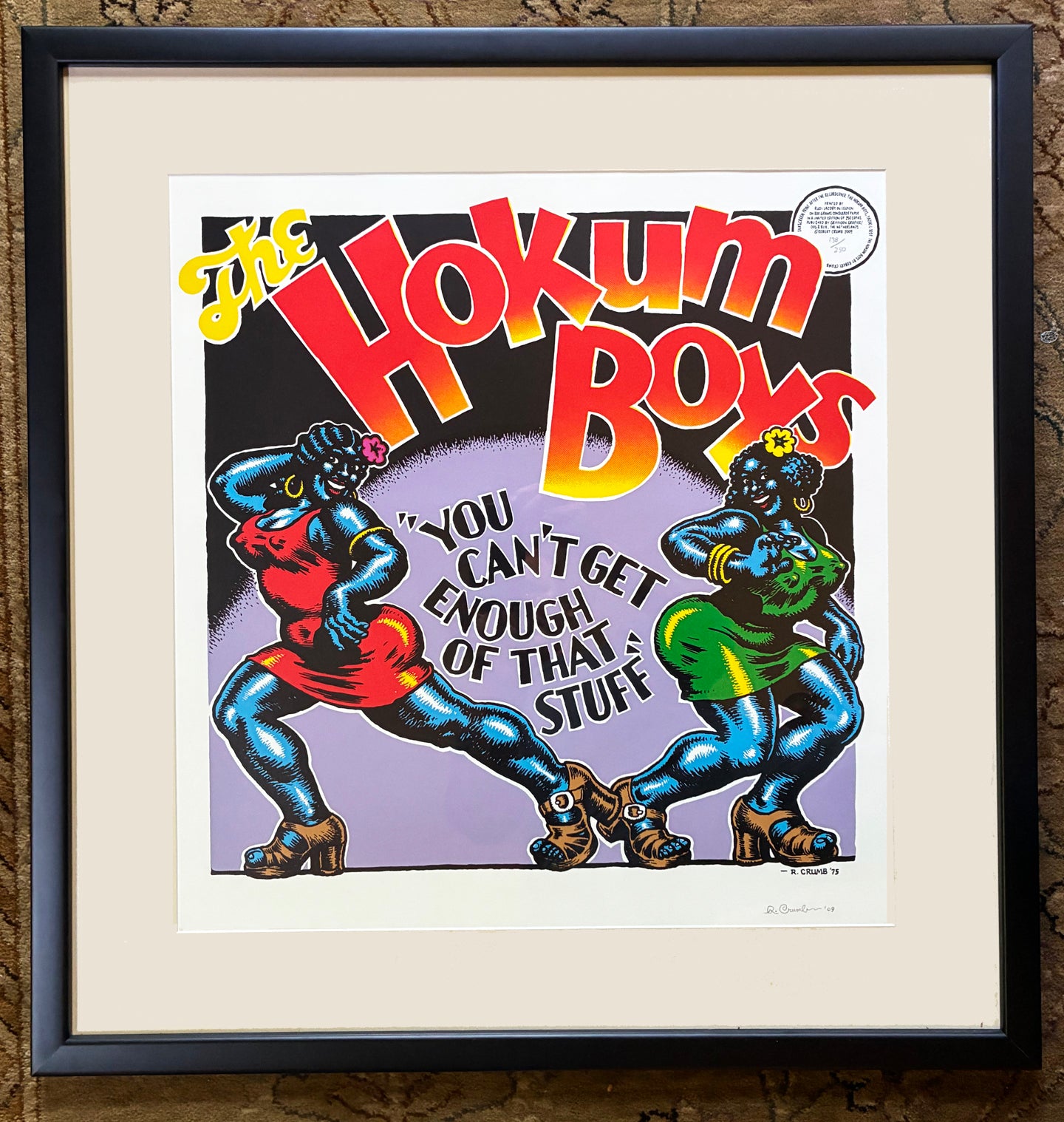 Hokum Boys Signed Serigraph print from the Dr. Burstein Collection