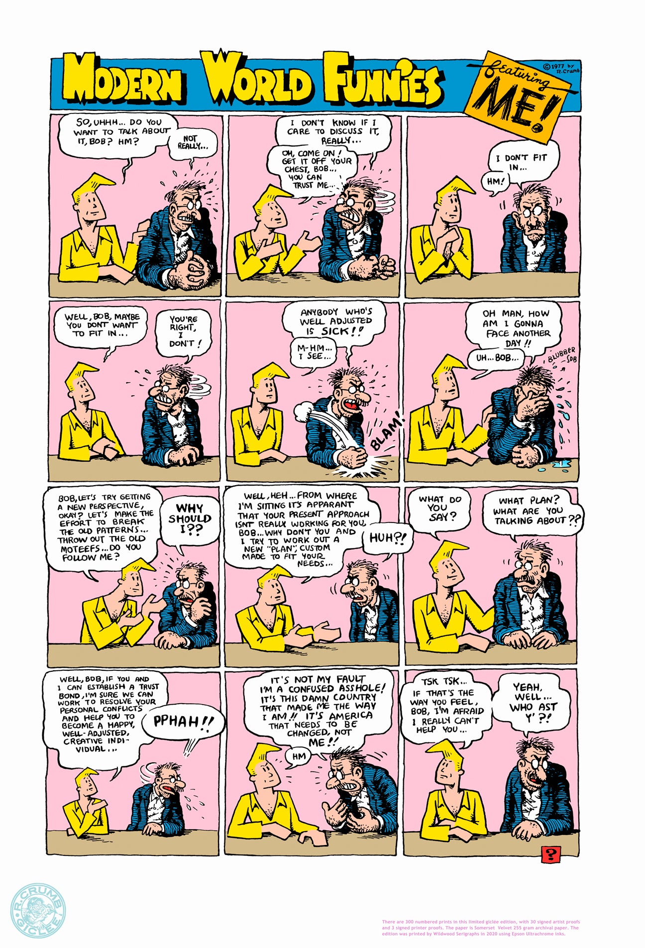 Modern World Funnies Giclee Print
