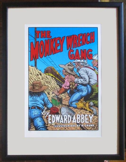 Monkey Wrench Gang Signed Serigraph print from Dr. Burstein's Collection