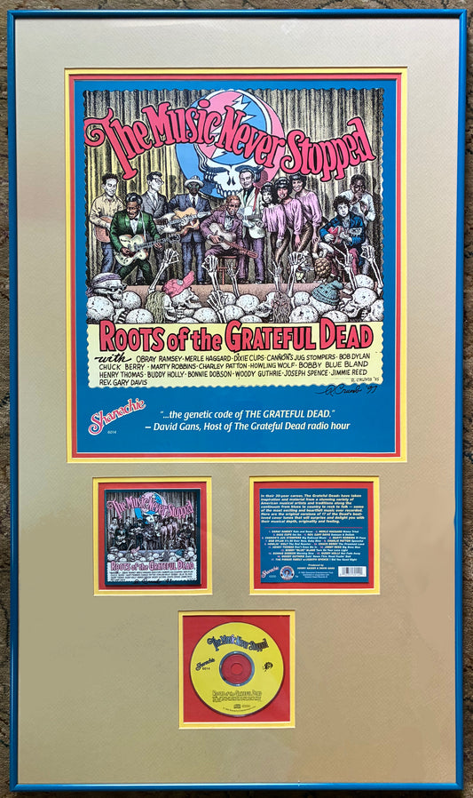 The Music Never Stopped signed Promotional Poster from the Collection of Dr. Burstein