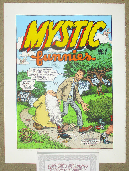 Mystic Funnies #1 signed & numbered Serigraph print
