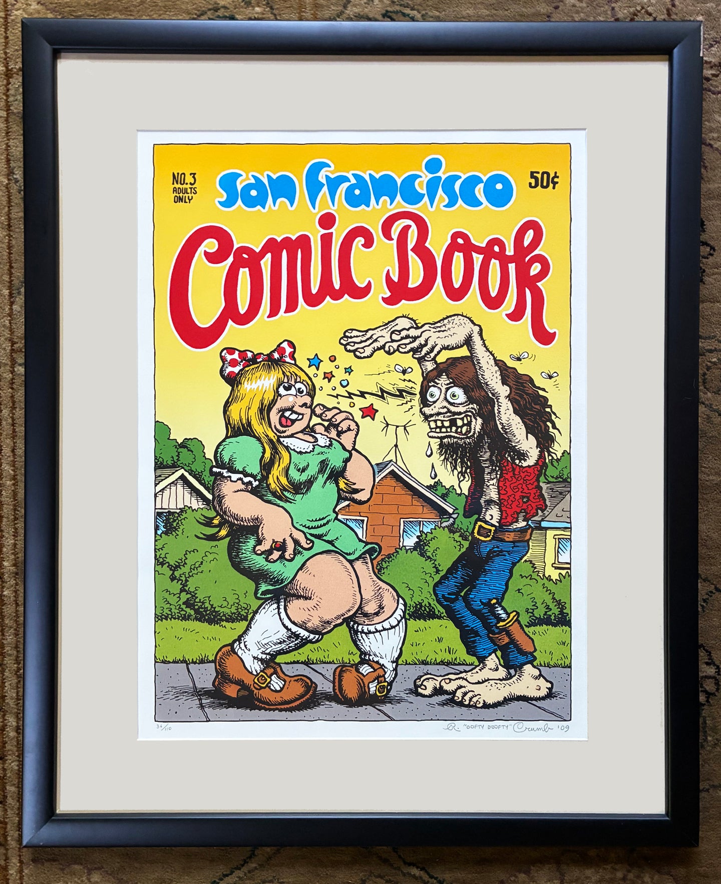 San Francisco Comics #3 Signed Serigraph print from the Dr. Burstein Collection