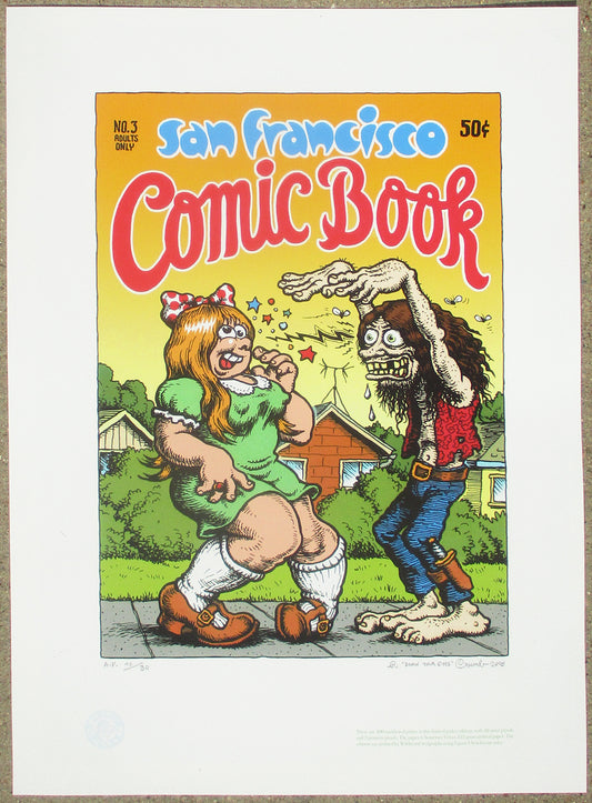 San Francisco Comic Book #3 signed & numbered Giclée