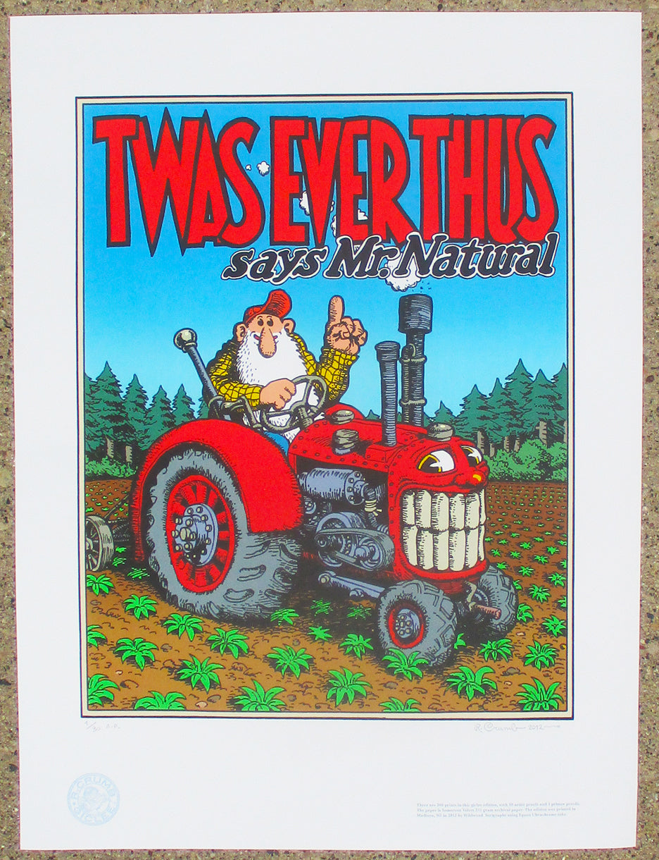 Signed and Numbered Artist Proof of Twas Ever Thus giclée print