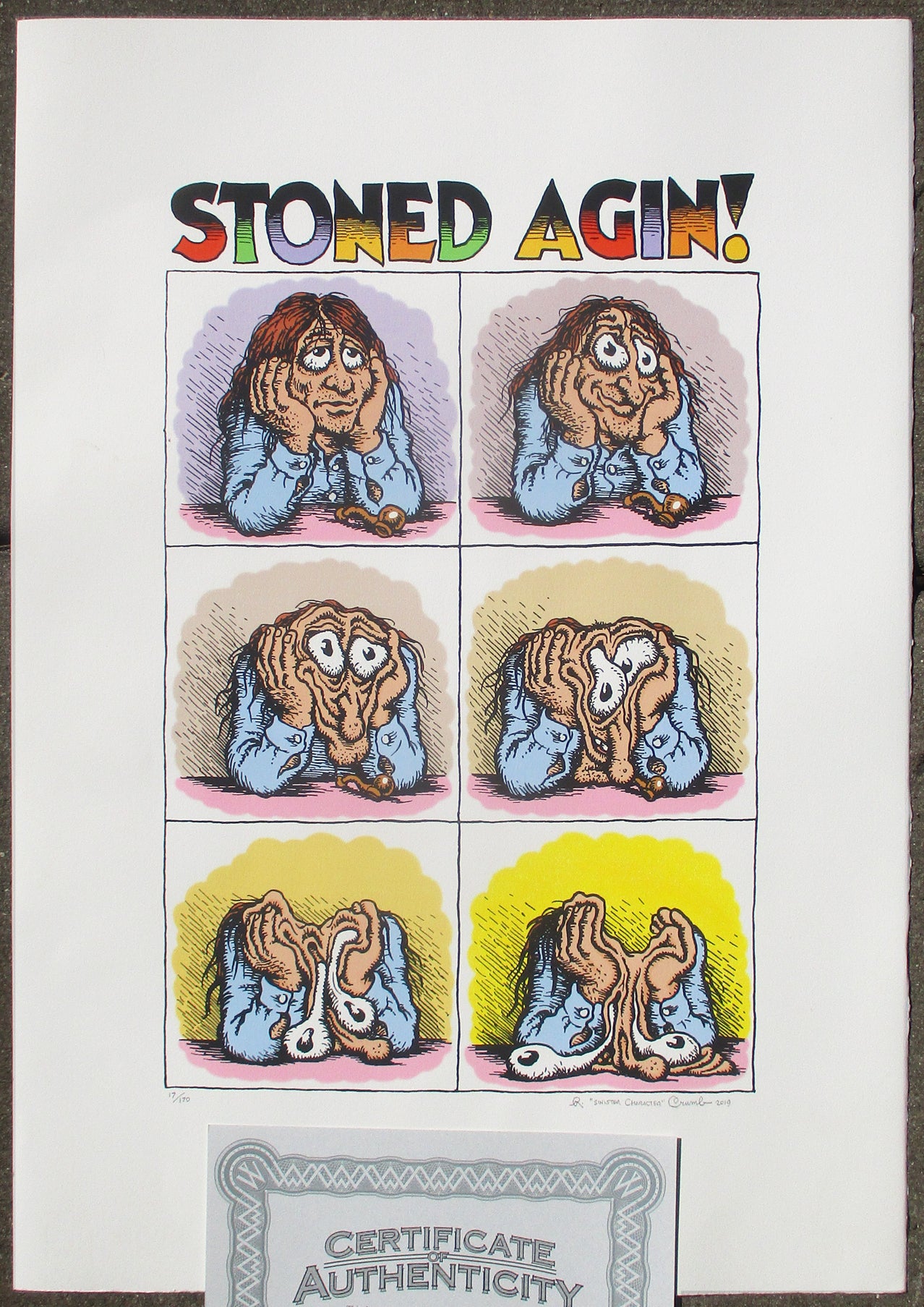 Stoned Agin! Serigraph print