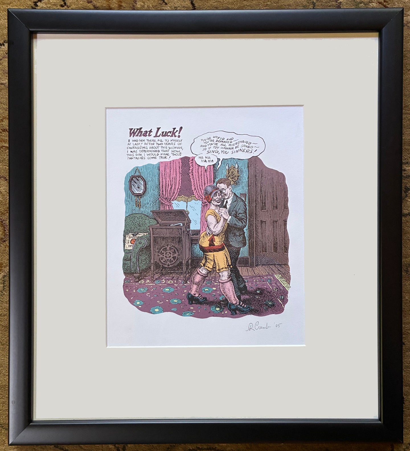 What Luck! Signed Giclée print from the Dr. Burstein Collection