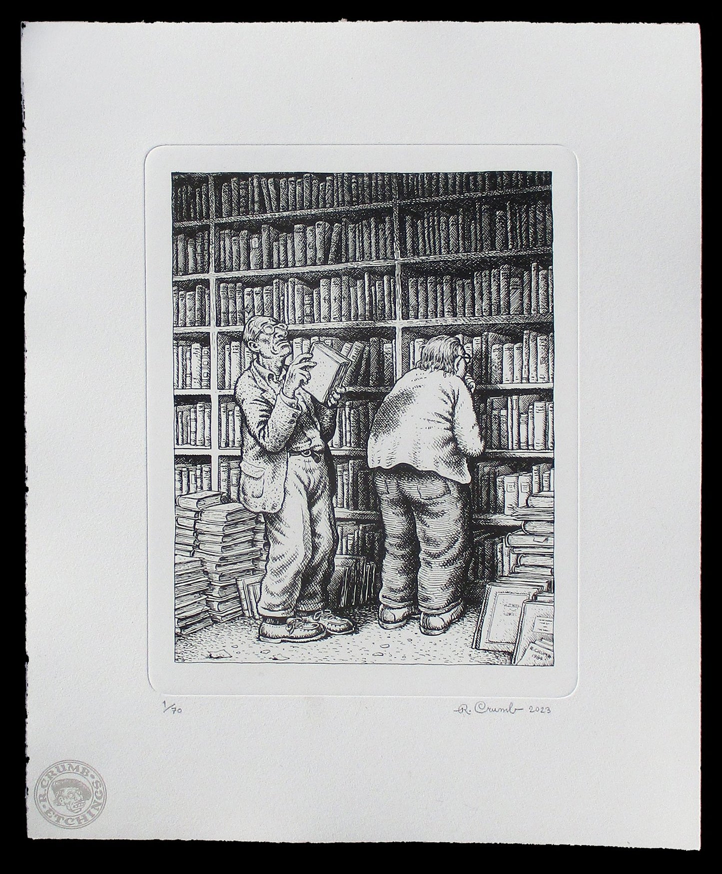 Bookworms etching edition