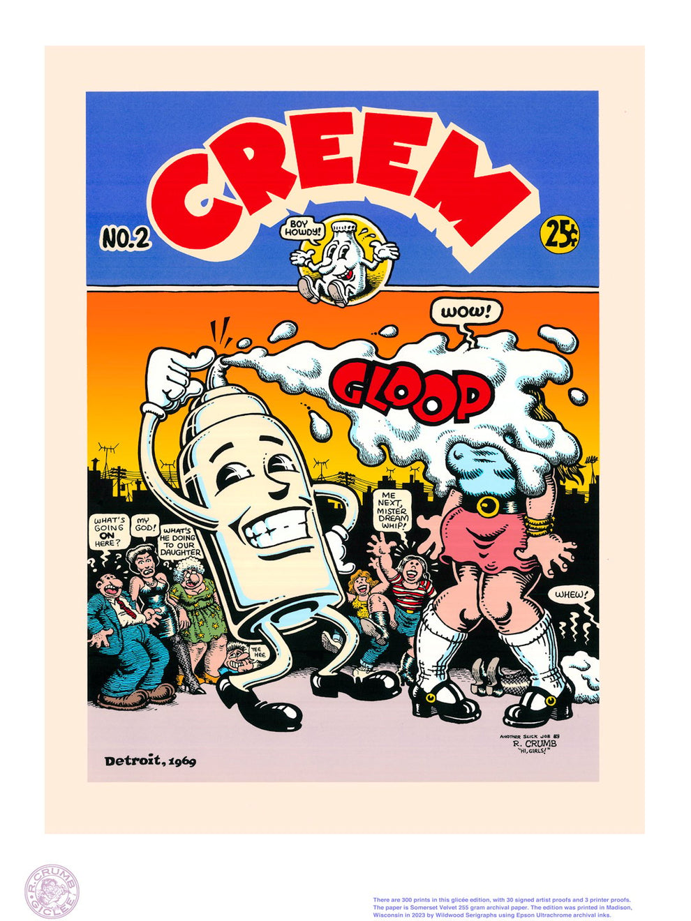 Creem Creem Giclée edition – Crumb Products