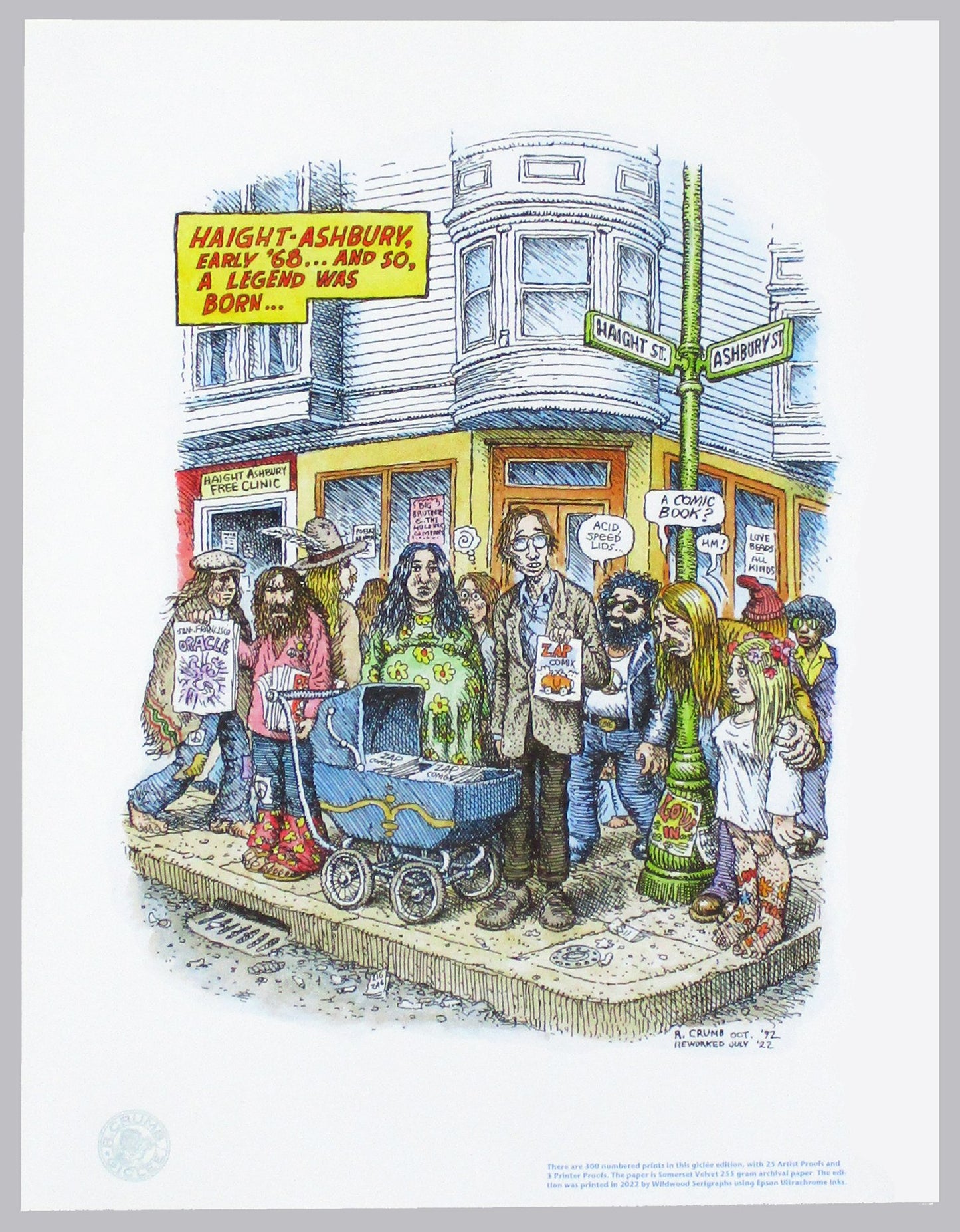 Haight & Ashbury limited giclée print