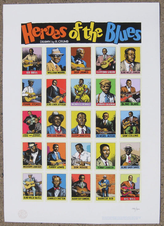 Heroes Of The Blues Giclee Print