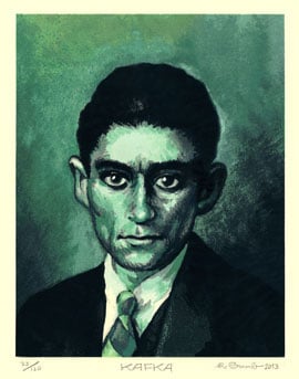 Kafka Signed & Numbered Serigraph Print