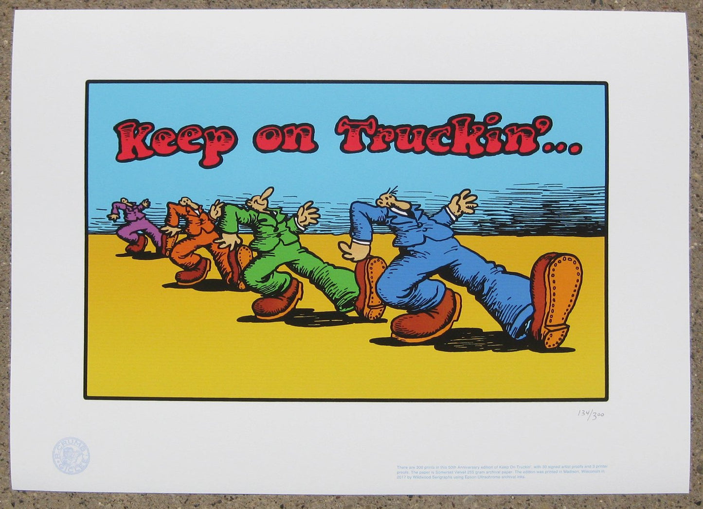 Keep On Truckin Giclee Print