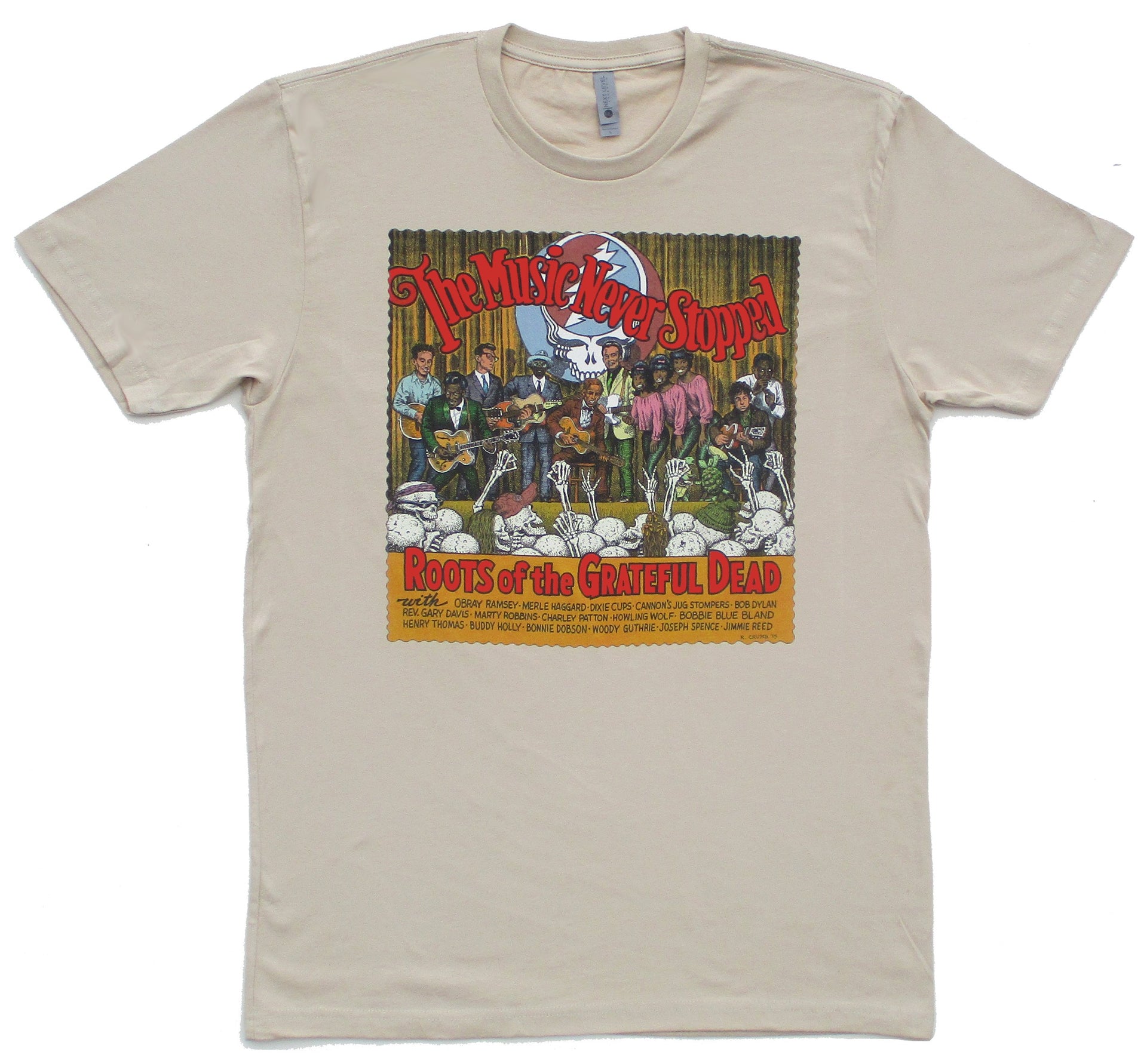 The Music Never Stopped t-shirt – Crumb Products