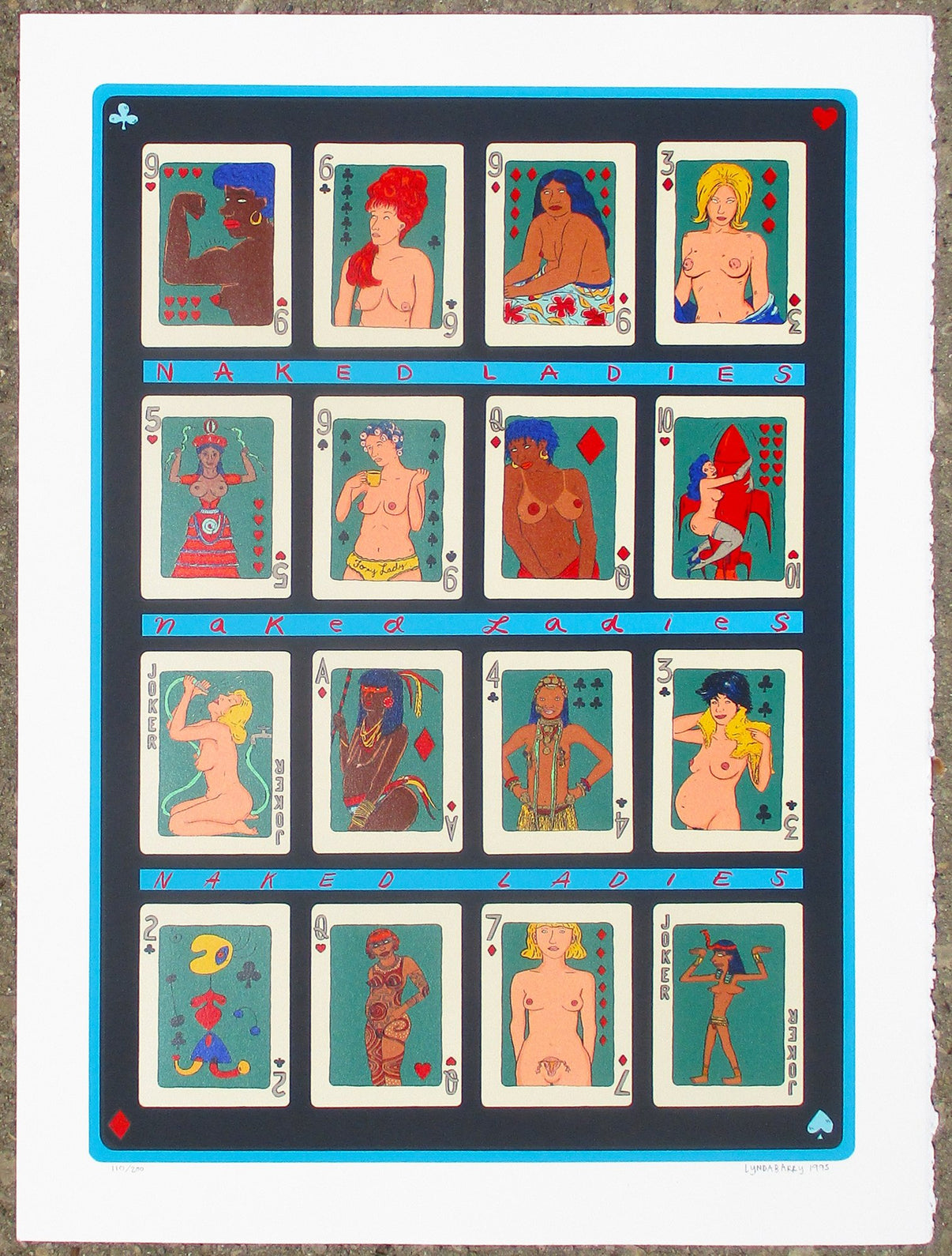 NAKED LADIES Signed and Numbered Print by LYNDA BARRY – Crumb Products