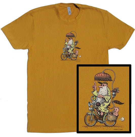 Mr. Natural on a Bicycle t-shirt