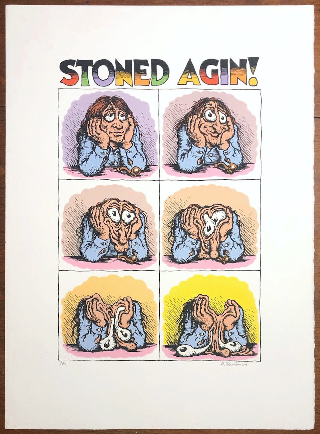 STONED AGIN! Signed & Numbered Serigraph Print